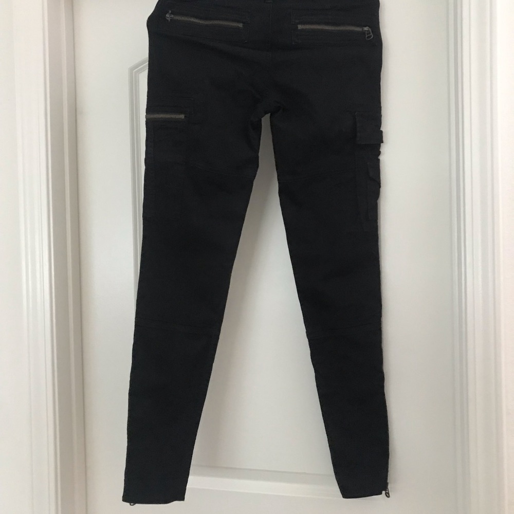 Women’s Ralph Lauren black zipper denim sz0 - Picture 2 of 8